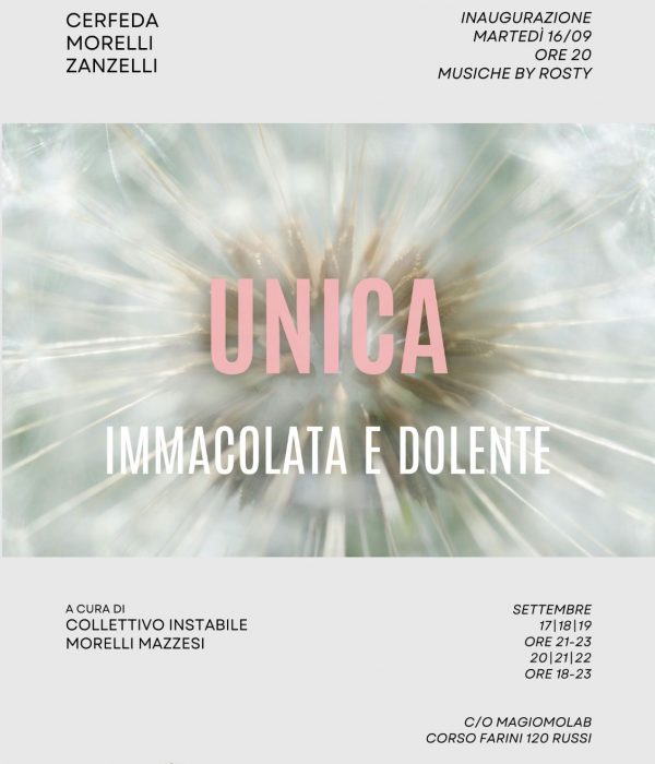 UNICA immacolata e dolente